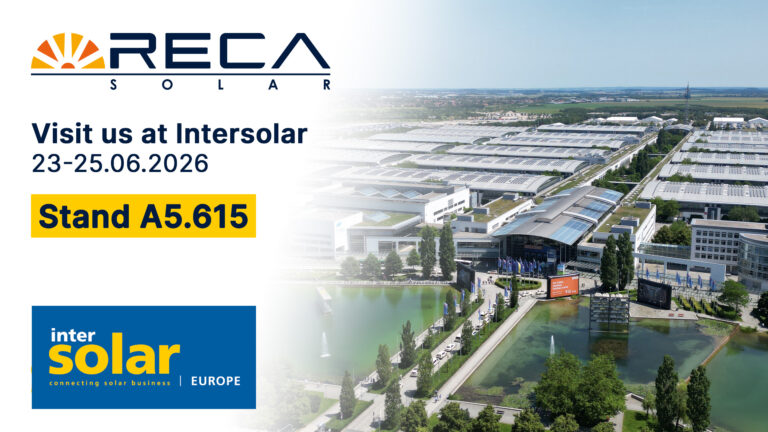 Reca Solar at Intersolar 2026 in Munich – visit us at booth A5.615
